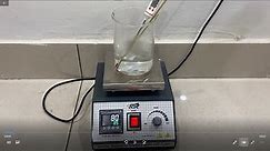 How to use magnetic stirrer with hot plate digital controller working Tutorial setting Abron English