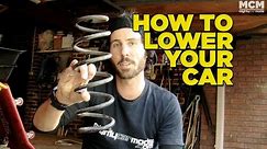 How To Install Lowered Springs