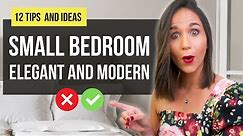 Top 12 SMALL BEDROOM Interior Design Ideas and Home Decor!