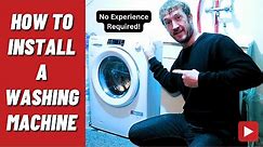 How to Install a Washing Machine (Beginner Friendly DIY Guide)