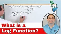 What are Logarithms and Log Functions in Math?