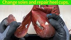 How to change soles of soccer shoes and repair heel cups - Nike - Mercurial Vapor II SG