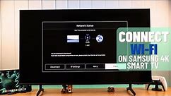 Samsung Smart TV: How To Connect WiFi Internet!