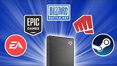HOW TO MOVE YOUR PC GAMES TO ANOTHER DRIVE! | EA, Epic Games, Blizzard, Riot & Steam Easy Guides