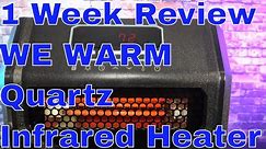 1 Week Review We Warm Quartz Infrared Portable Heater