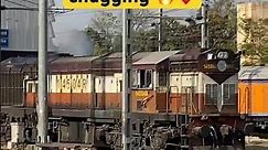 ❤️🔥Diesel Engine Chugging Sound: WDG 3A #indianrailways #train #youtubeshorts #shorts #railways