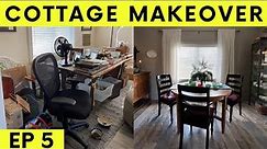 Making Over A 100 Yr Old Home Ep 5 - DINING ROOM COTTAGE STYLE MAKEOVER