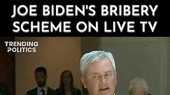 Breaking Rep Comer Confirms Joe Biden's Bribery Scheme on Live TV