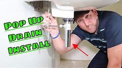 How To Replace A Pop Up basin Drain