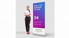 36 x 80 Retractable Banner Stand & Graphic Print