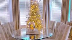 Christmas decor ideas These beautiful Christmas trees and the mantel set are from . The link is in my bio to purchase #christmastree #fyp #kingofchristmas
