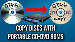 How to copy CD DVD with portable DVD drives
