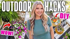 10 Mind-Blowing Outdoor Hacks to Upgrade Your Space in Minutes!