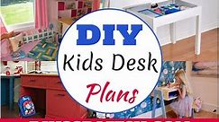 30 DIY Kids Desk Plans You Can Build Easily