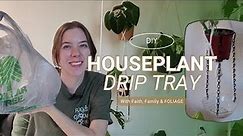 Dollar Tree DIY House Plant Drip Tray | So simple, yet so helpful!
