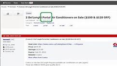 [Costco] 2 De'Longhi Portable Air Conditioners on Sale ($100 & $120 OFF) - RedFlagDeals.com Forums