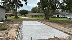 New 15’by35’ metal building slab along with 50’by15’ driveway with new culvert pipe is ready for inspection in South Lakeland! Great day! | Flatline Concrete Solutions, LLC.