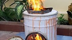 Technique make charcoal stove from a paint bucket simple and easy at home