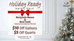 Holiday Ready Paint Sale