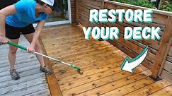 Restore Your Deck | Make an old weathered deck look like new again