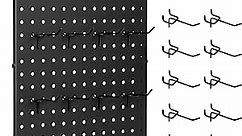 Pegboard Display Stand With 12 Peg Hooks for Retail Craft Shows & Fairs - Metal Product Merchandise Display Rack for Selling Accessories, Display Stands for Boutique, Stores, Vendors & Events
