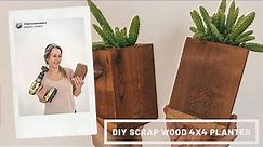 DIY Scrap Wood 4X4 Planter | HOW WE MADE IT!