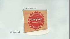 JennyGems Baby It's Cold Outside, 7.25x6 Inch Wood Sign, Christmas Decorations, Cute Christmas Decor, Holiday Decor, Winter Decor, Christmas Gifts, American Made