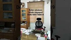 How to make roller shades From windows l my smart home windows blinds curtain mayapuri Delhi