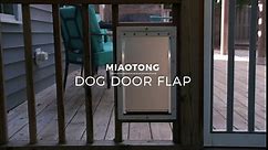 Dog Door Replacement Flaps with Screw, Medium Pet Door Replacement Flap Compatible with PetSafe Freedom PAC11-11038, Weather-Proof & No Warped for Medium Dogs, Cat Doggie Flaps,12 7/8'' × 8 1/8''