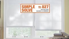 How to Install Blinds and Shades: Step-by-step | The Home Depot Canada