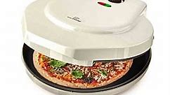 Misterchef Electric Pizza Maker 1400W, Indoor Portable Pizza Oven Cream