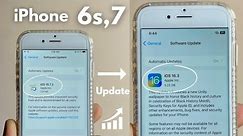 iPhone 7, 6s update on ios 16.3 || How to update iPhone 7,6s on iOS 16.3
