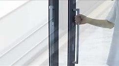 Sliding door hardware accessories include sliding rails, pulleys, door handles, locks, etc. #window