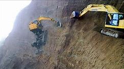 Dangerous Idiots Fastest Excavator, Truck & Heavy Equipment Climbing Fails Total Idiots at Works