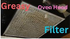 How To Clean Greasy Oven/Range Hood Filter With Vinegar, Baking Soda & Dish Soap