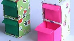 DIY Origami Chest of Drawers | How To Make Origami Paper Box