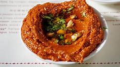 Falafel with tahini sauce and vegan muhammara: Get the recipe!