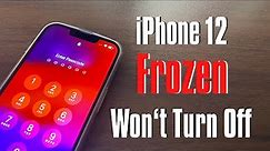 iPhone 12 Is Frozen And Won't Turn Off. How Should I Unfreeze the Unresponsive Screen?