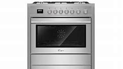 Empava 36-inch Stainless Steel Slide-in Single Oven Gas Range with Storage Drawer - Bed Bath & Beyond - 31481234