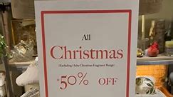 50% off Christmas 🎄 *excludes Hebe fragrance range #sale #christmasdecorations #localbusiness #shopsmallbusiness #hebehomeandgifts #uppermillcommunity #uppermill #christmascard #christmasgiftwrap | Hebe Home & Gifts
