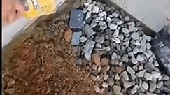 Making concrete yard