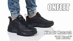 Onfeet Nike Air Monarch IV "All Black" (415445-001) Review | sneakers.by