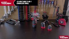 Hyper Tough 12-Volt Cordless 3 in 1 Drill Plus 4 Ah Battery