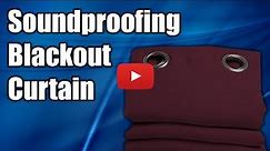 Acoustic Treatment: Unboxing Thermal Insulation Soundproofing Blackout Curtain