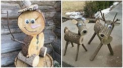 Beautiful garden crafts made of old wood! 80 ideas for inspiration!