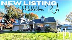Philadelphia House for Sale | Custom Staircase and Hidden Room | 4 Beds and 3 Baths | Fireplace