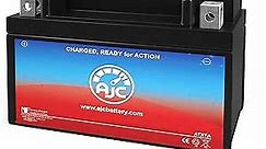 AJC Battery Compatible with Adly Moto GK125 Buggy 100CC ATV Battery (2010)