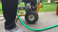 Pressure washer no pressure how to troubleshoot, AAA pump, 3400 PSI 2.5 GPM, Simpson DeWalt CubCadet