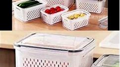Storage boxes for fridge #trending #ytshorts #kitchen #cooking #tips #viral