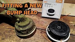 How To Fit A New STIHL Trimmer Bump Feed Head - Stihl AutoCut C26-2